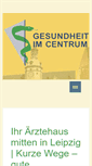 Mobile Screenshot of gesundheit-im-centrum.de